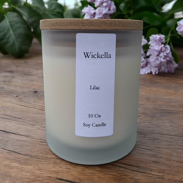 Lilac Soy Candle – Romantic Floral Fragrance