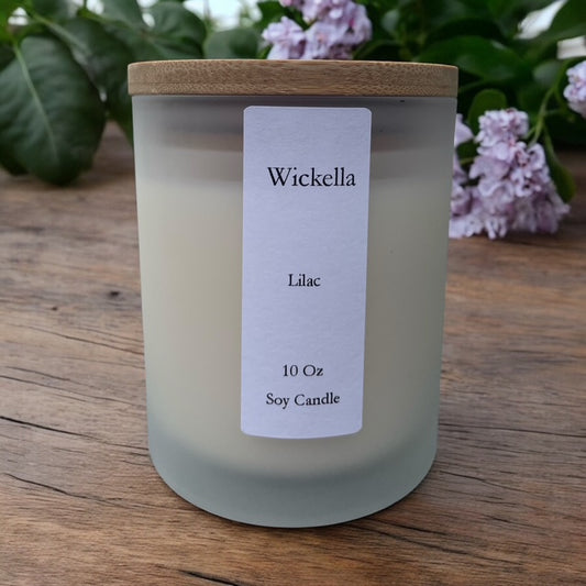 Lilac Soy Candle – Romantic Floral Fragrance