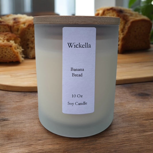 Banana Bread Soy Candle – Warm Bakery Scent